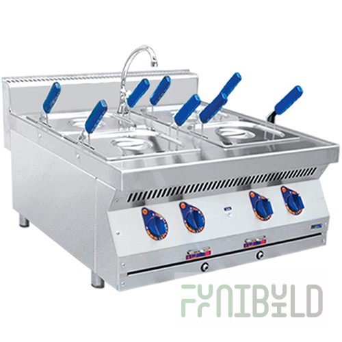 Tabletop electric cooker EVK-80/2N with perforated gastronorm container. GN-1/2 (GN-1/3) (800x750x475) stainless steel.