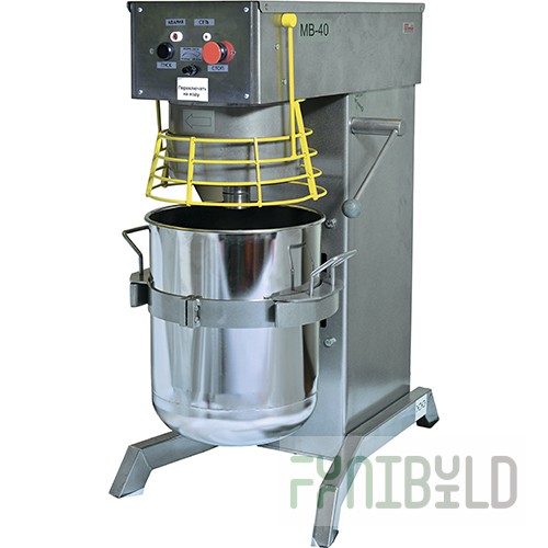 Whipping machine MV-40 (1000x550x1280mm, 40l, 1.5kW, 380V)
