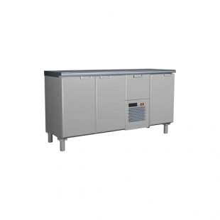 Medium-temperature table V=360l, T57 M3-1 0430 (BAR-360 Сarboma) (0...+7,1660х570х760mm, 3 doors)