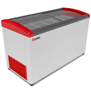 Chest freezer V=490l GELLAR FG 575 E -12.-25C,1410x650x860, tilt.bench (6 baskets) FROSTOR