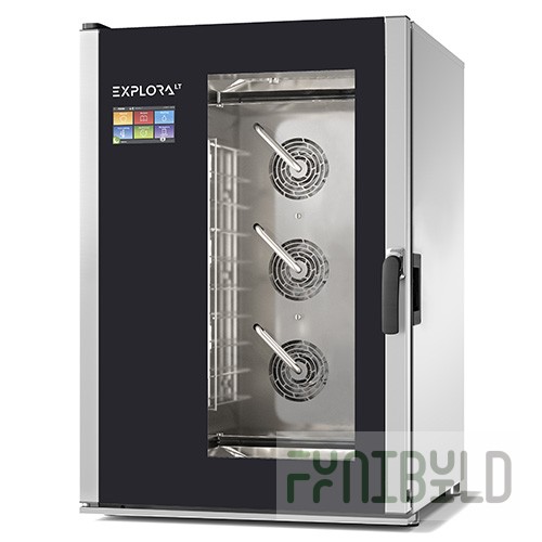 Combi steamer PIRON PF1410 EXPLORA LT (10 GN1/1 or 600x400, 15.8 kW, 810x900x1210 in)