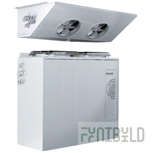 Universal split system for chambers V=19.5-49.6m3, SM 337 S (-5...+5C, external unit 813(971)х417х700mm, internal unit 833(905)х504х503mm)