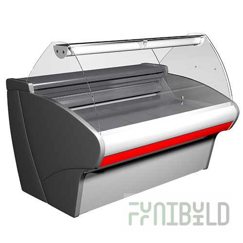 Universal display case 1330x1100x1200mm, G110 SV 1.25-1 (ВХСр-1.25 Сarboma G110) -5...+5С, 1.09 sq.m.