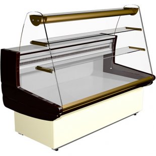 Medium-temperature display case, 1180x850x1215mm, K85 SM 1.2-1 (VHSd-1.2 Pole ECO), 0...+7C, 0.68 sq.m. 2 shelves