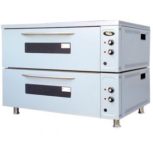 Electric oven cabinet ШжЭ/2/22117к (2-section, painted metal+stainless steel)