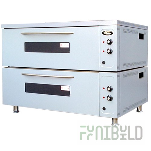 Electric oven cabinet ШжЭ/2/22117к (2-section, painted metal+stainless steel)