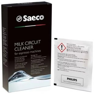 Milk fat cleaner for cappuccino makers