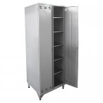 Bread cabinet, hinged painted doors (10 stainless steel shelves), welded ШКХ-Р-О (660х640х1950(1970)mm)