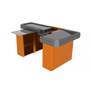 Checkout counter SUPERMARKET LIGHT-XL, 2060mm (2560), (WITHOUT conveyor, wide accumulator, cutouts)