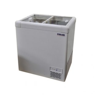 Chest freezer V=320l, DF 130SF-S, -25...-18C, 1070x630x912mm, flat sliding glass lids
