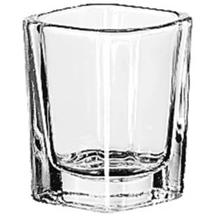 Shot glass 59 ml d=58/48 h=63 l=48 in; transparent “Prism shot” art.1080913, 6 pcs. in pack.