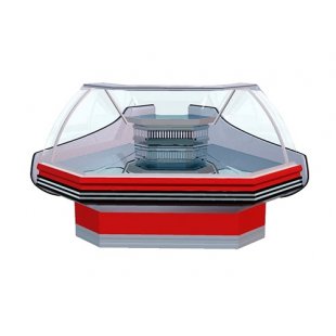 Medium-temperature display case, external corner, Titanium B5 1450x1450x1255 BC5 UN 0°… +6°С