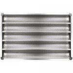 Baking tray aluminum perforated 600x400 PIRON 5 waves LEC30004