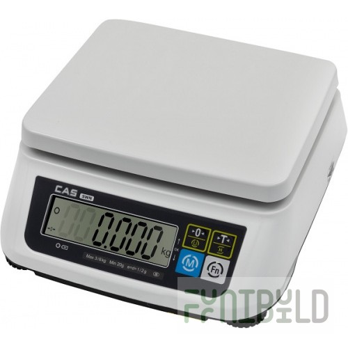 Scales CAS SWN-30 (245x280x110 in. platform 226x187 in, up to 30 kg)