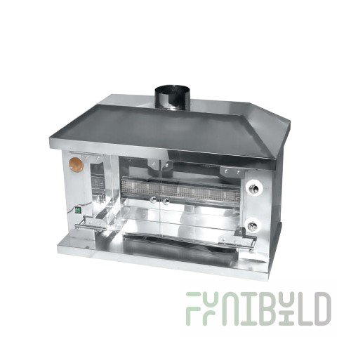 Gas spit grill F2U1G (950x430x765 in, 220V, 7kW, weight 42kg)