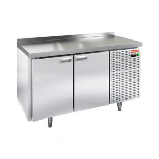 Low-temperature table V=350l, HICOLD GN 11/BT (-10…-18C, 1390x700x850mm, 2 doors, stainless steel)