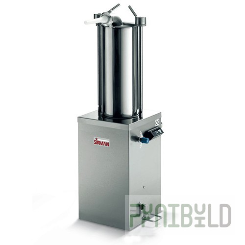 Sausage stuffer SIRMAN IS15 IDRA VERT (550x370x1200mm, automatic, 15l, 1ph, 3 nozzles 10-18-25mm)