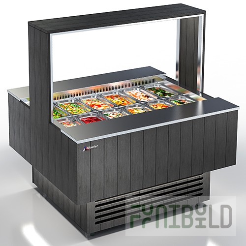 Refrigerated salad bar