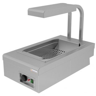 Tabletop bain-marie for French fries Gastrolux NMF-1GN/E (400x730x550 in, 0.8 kW, 220V, AISI 430)