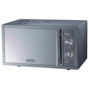 Microwave oven GASTRORAG WD90023SLB7 (483x398x281mm, tabletop, stainless steel, 23l, 1.4kW, microwave + grill, 220V)