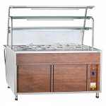 2-course bain-marie EMK-70T-01 pairs (3 shelves, lighting, with gastronomy, 1500 in) kashir. (1500x766 (1024) x1624 in, 230 V)