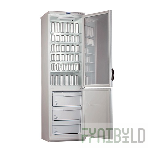 Two-chamber display refrigerator V=400l
