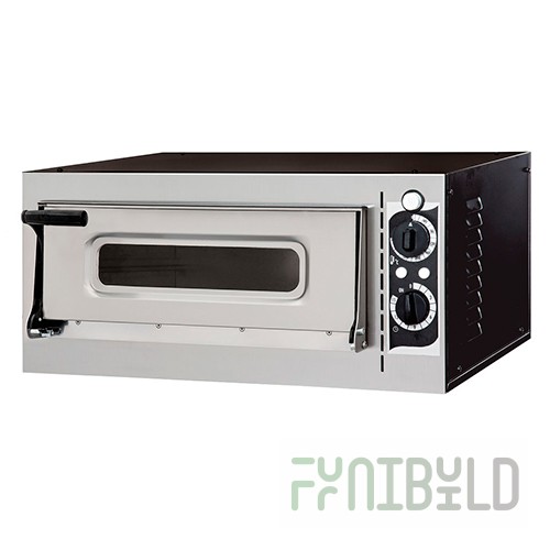 Pizza oven ITPIZZA MS1 (568x430x280mm, chamber 410x360x90mm, 50-320C, 1.6 kW, 220V)