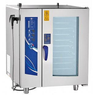 Convection steamer without gastronorm container on 10 levels PKA 10-1/1PM2 (800x840x1055 in, stainless steel, steam generator, 10GN 1/1, 3-channel probe)