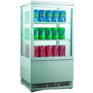 Medium-temperature bar display case COOLEQ CW-58 (428x386x810mm, 0...+12C, V=58l)