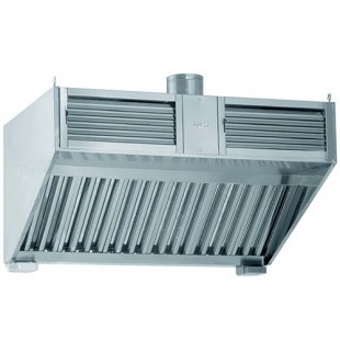 Local ventilation exhaust MVO-1600 (1620x800x655 in) stainless steel, supply and exhaust, detachable