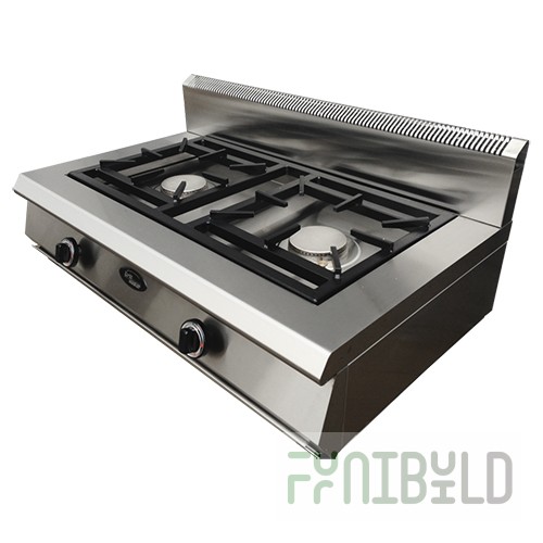Gas stove 2-burner without oven (reinforced, tabletop) F2ZhTLPG (p)/50019 (1000x600x330)