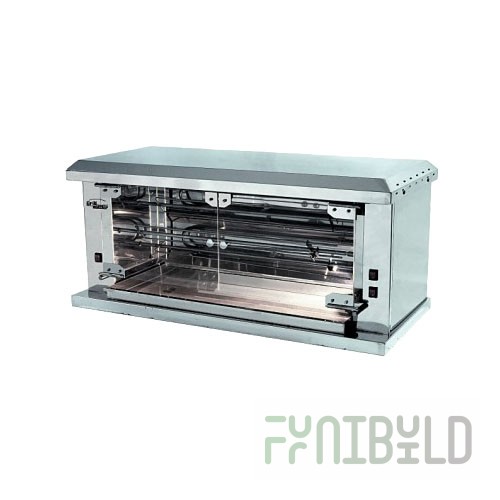 Electric spit grill F2U1E (950x430x600 in, 220V, 4.5 kW, weight 39kg)