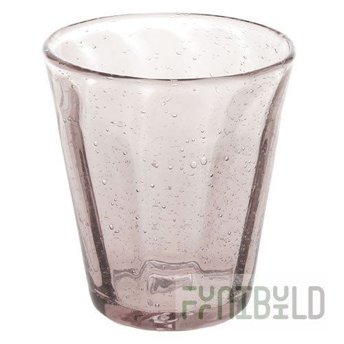 Glass 340 ml color CICLAMINO, KOLORS, Tognana, art. KL557340055, in pack. 6 pcs.