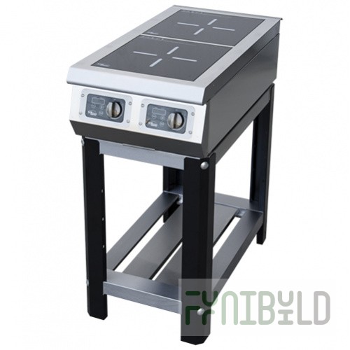 Induction cooker F2IP/800/60004 (on stand) (420x800x882mm, 2 heating zones 3.5 kW each)