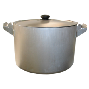 Saucepan (aluminum) 20.0 l., with 2 aluminum handles art. 14200, pack. 2 pcs.