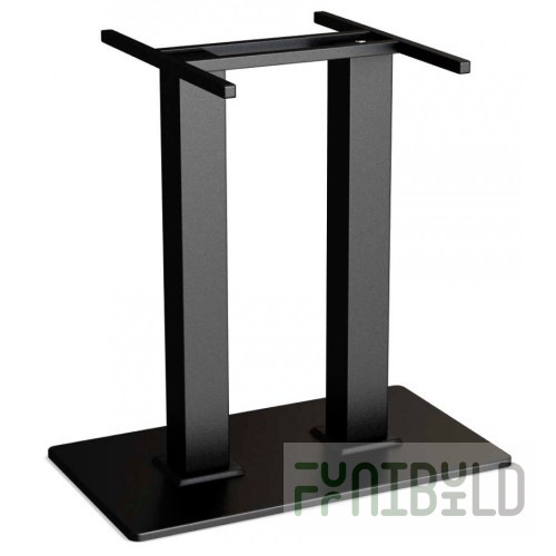 Frame of the dining table for 6 people Loft-2m/k black moire