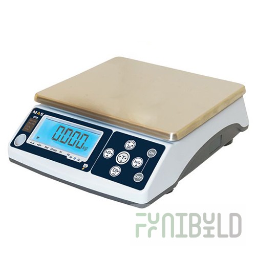 Electronic compact portion scales MAS MSC-25 (platform 250x215 in, LCD, up to 25 kg)