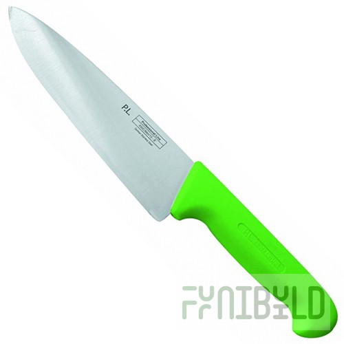 Knife 20 cm, plastic handle green, "Pro-Line"