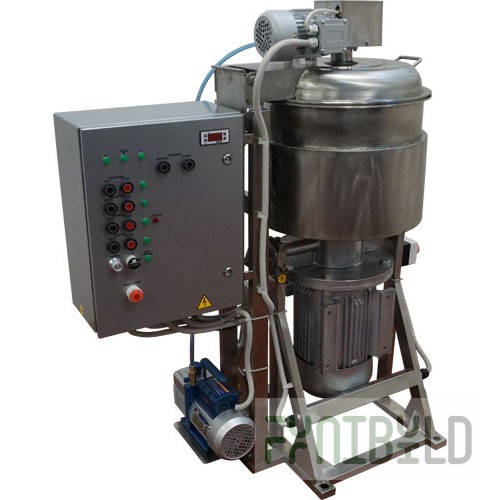 Cutter (vacuum, adjustable, with heating, mechanized stirrer and unloading) IPKS-032-50RP(N)