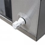 Wall-mounted exhaust hood with grease-catching labyrinth filter ЗВ-П10/09 1000х900х350mm