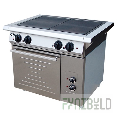 Electric stove 4-burner with oven F4ZhTLpde/24006t (T) (combined) (1050x897x860mm, 16.5 kW, 380V)