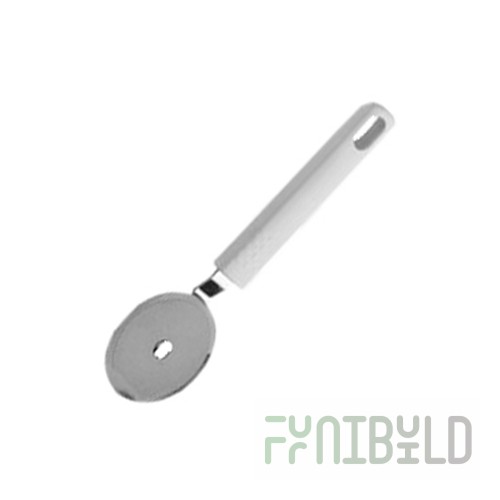 Pizza knife teflon, plastic; D=60,L=195mm; black, metal. art.4070602