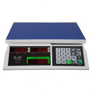 Electronic desktop scales for packing M-ER 326AC-32.5 (345x330x120mm, platform 325x230mm, up to 32 kg, LCD)