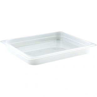 Gastronorm container without lid p/p GN 1/2, H-40, 325x265x40mm, (plastic, white), in pack. 24 pcs. 422109116