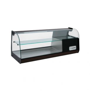 Medium-temperature bar display case 1090x370x425mm, A37 SM 1.0-11 (ВХСв-1.0 XL Сarboma) 0...+8С, 0.25 sq.m