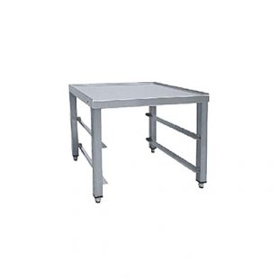 Stand PFPM-6-1 for front-loading dishwasher (600x600x500(530)mm, stainless steel AISI 304)