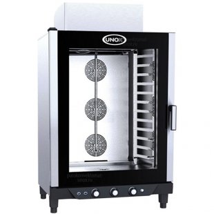 Convection steamer UNOX XV 513 G GAS (7 lvl., 860x882x1144 in, power 17.5 kW, 220 V)