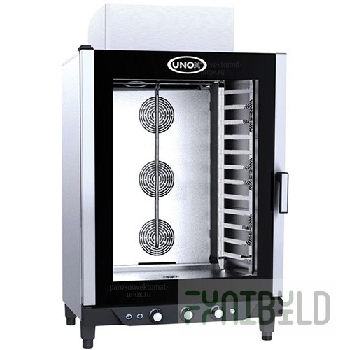 Convection steamer UNOX XV 513 G GAS (7 lvl., 860x882x1144 in, power 17.5 kW, 220 V)