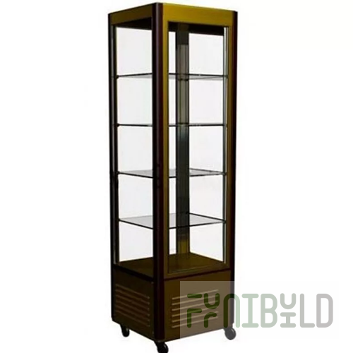 Medium-temperature confectionery cabinet D4 VM 400-1 (R400C Lux cor-zol), 600x575x1850 4 floor 500x425,t=+2+10