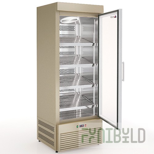 Medium temperature display case 750x680x2020mm